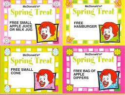 McDonalds Spring Coupon Books - 12 FREE Items! - Raising Whasians