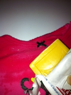 Using Fels-Naptha laundry bar on baby clothes