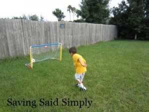 little tikes soccer set