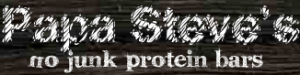 Papa Steve's no junk protein bars logo