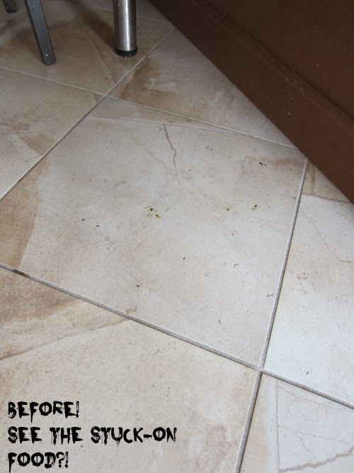 Swiffer Bissell SteamBoost Steam Mop before pic