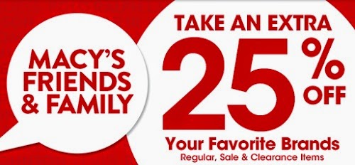 Macy's Friends &amp; Family Sale - Save 25% off + FREE Shipping - Raising ...
