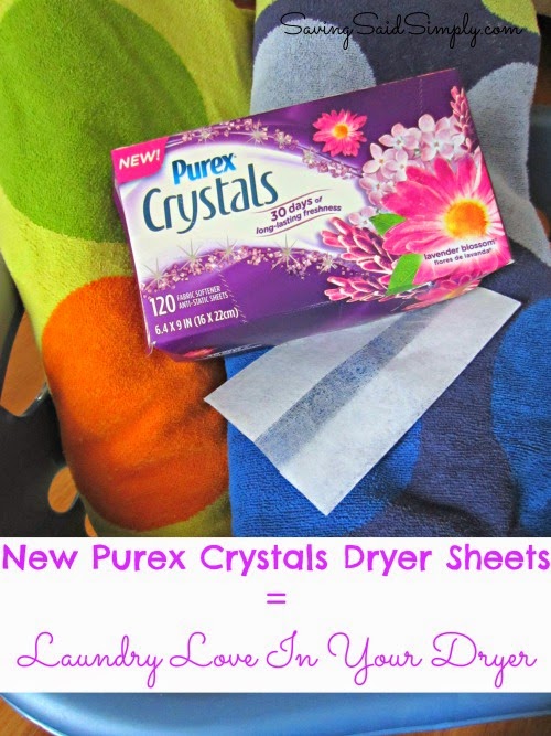 Purex Crystals Dryer Sheets Review + Giveaway - Raising Whasians