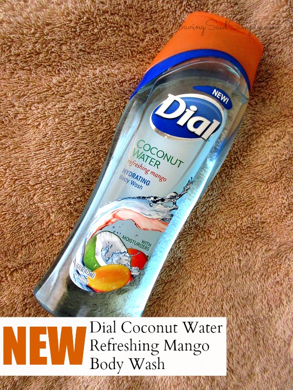 Dial Coconut Water Refreshing Mango Body Wash Review + Giveaway