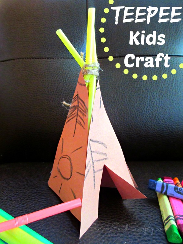Teepee Kids Craft Teepee Kids Craft