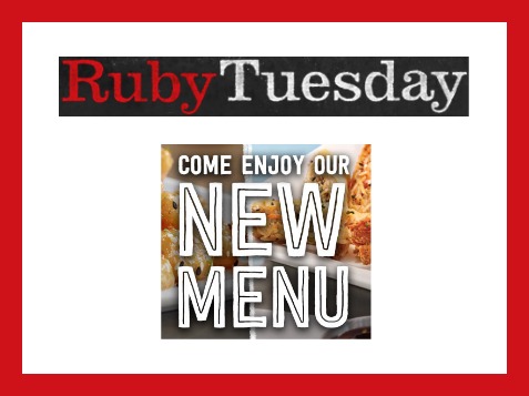 Ruby Tuesday new menu