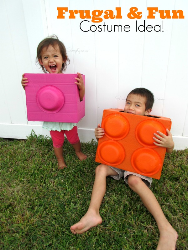 DIY mega bloks Halloween costume idea Last minute Halloween costume