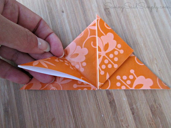 Origami pumpkin