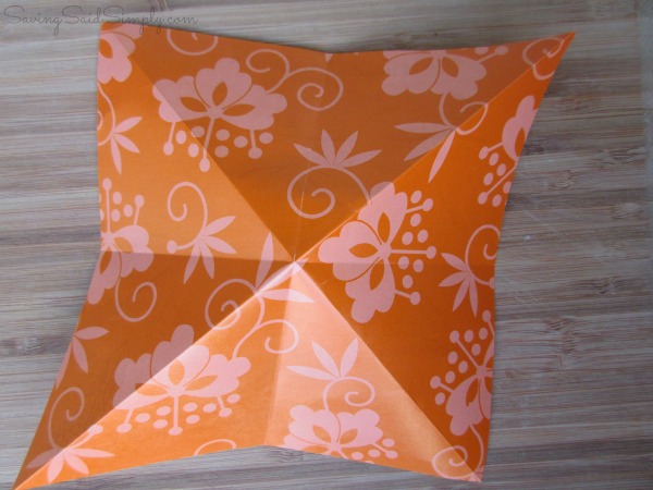 Pumpkin craft folding