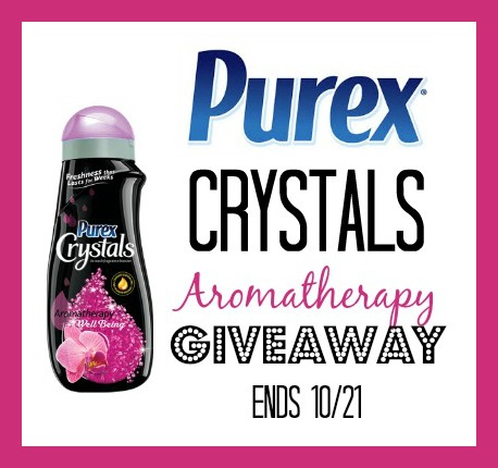 Purex crystal aromatherpy giveaway