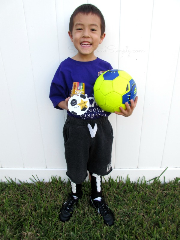 Soccer kid printable