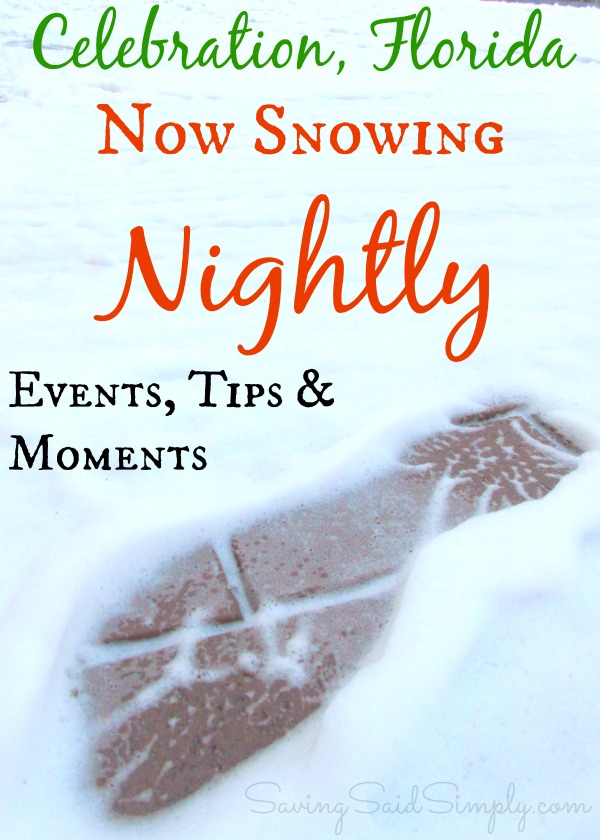 Celebration florida annual snow