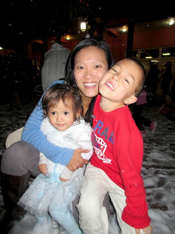 Celebration snow family