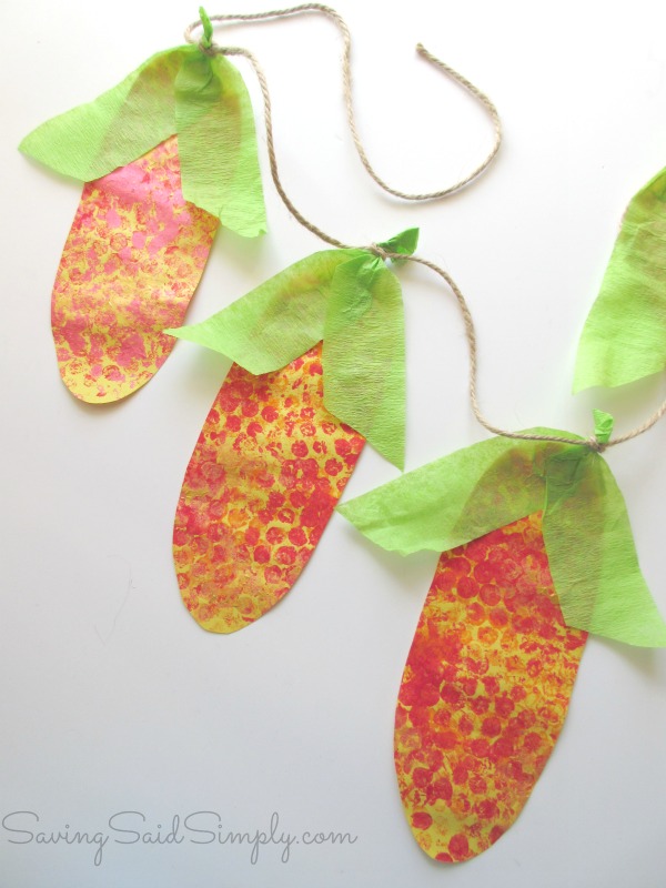 Corn banner craft