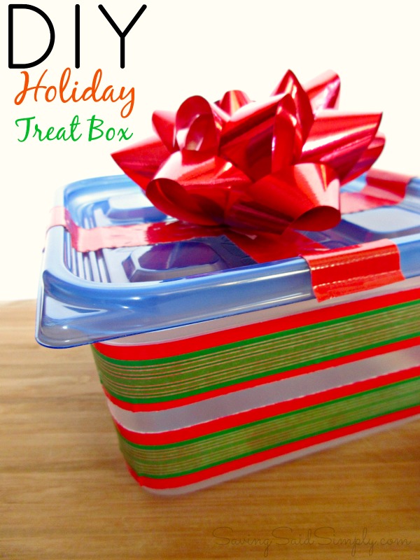 Treats boxes gift diy christmas DIY Holiday Treat Box + Toffee Brownie Recipe