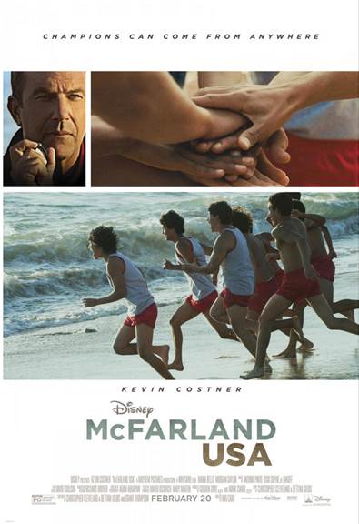 2015 Disney movies line up Mcfarland movie poster