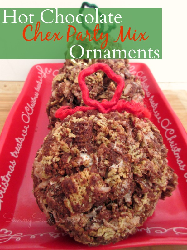 Mexican Hot Chocolate Chex Party Mix Ornament