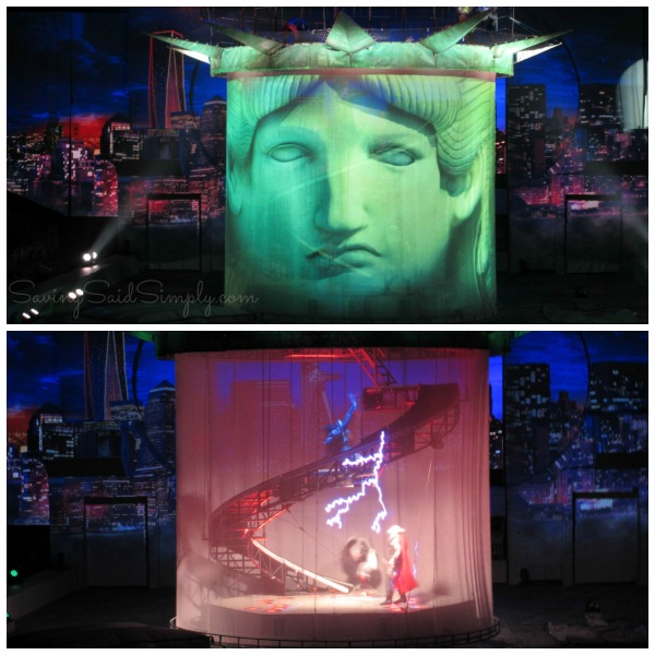 Marvel universe live stunts