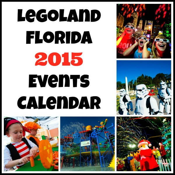 Legoland Florida 2015 Events Calendar