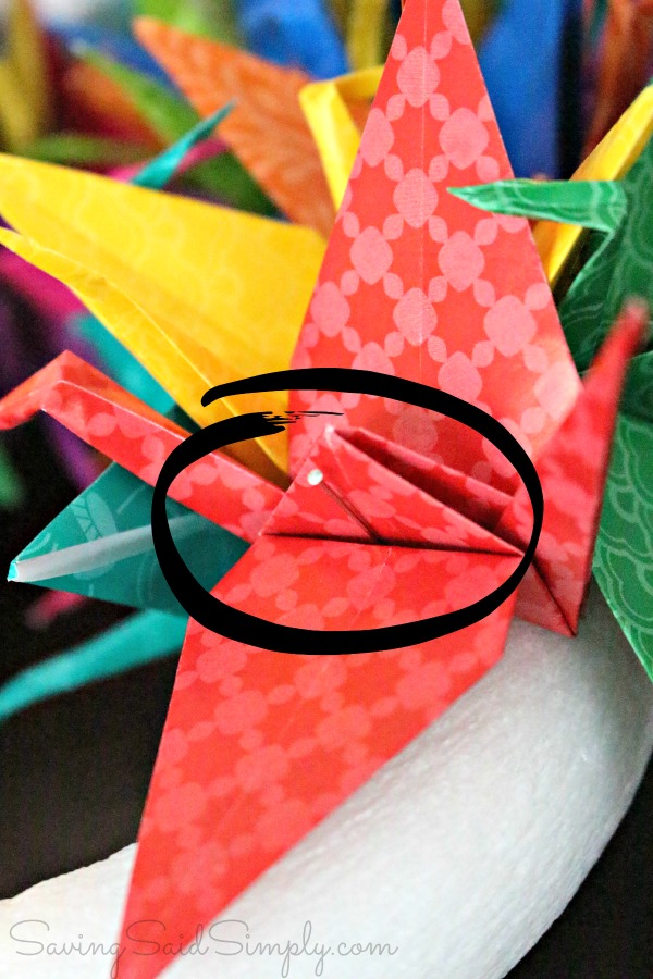 Origami wreath tutorial