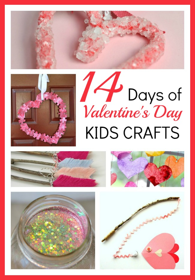 Valentines day kids crafts round up