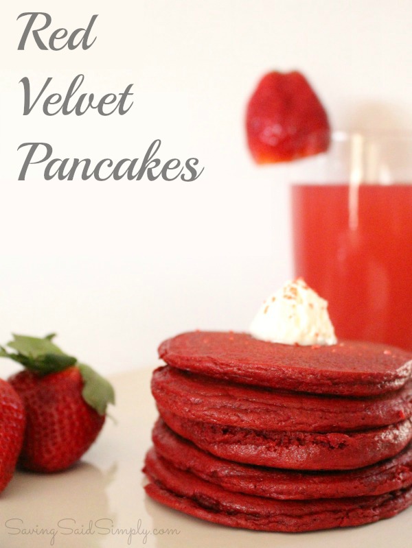 Red Velvet Pancakes Recipe