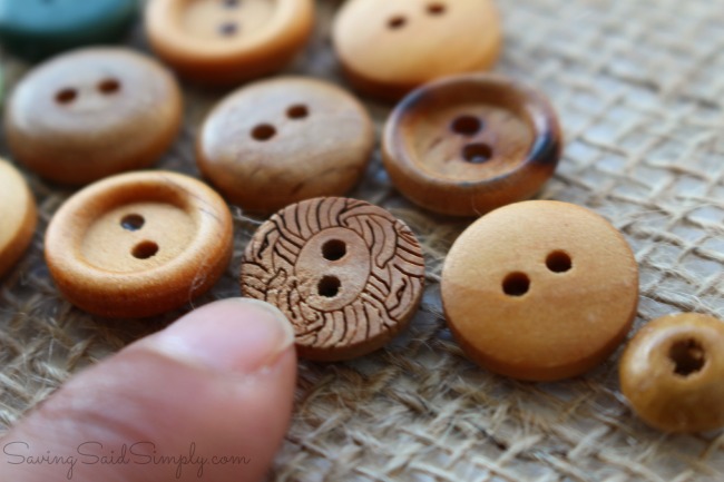 Button carrot craft