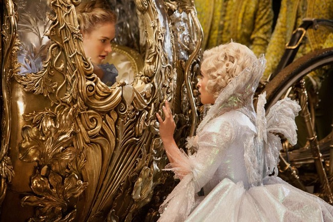 Lily James Cinderella interview a princess makeover #CinderellaEvent Cinderella interview Lily James