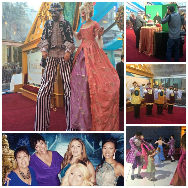 Cinderella movie premiere reception