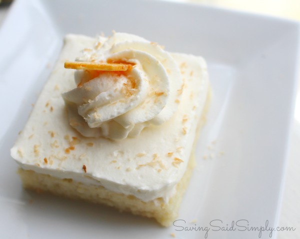 Coconut tres leches Epcot