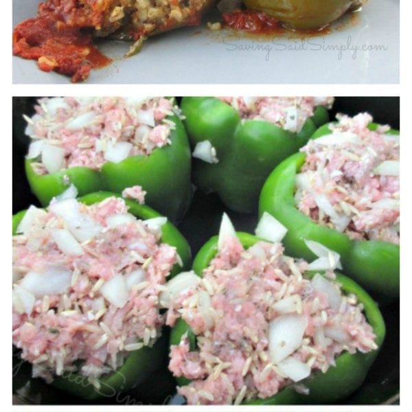 Crockpot stuffed peppers pinterest