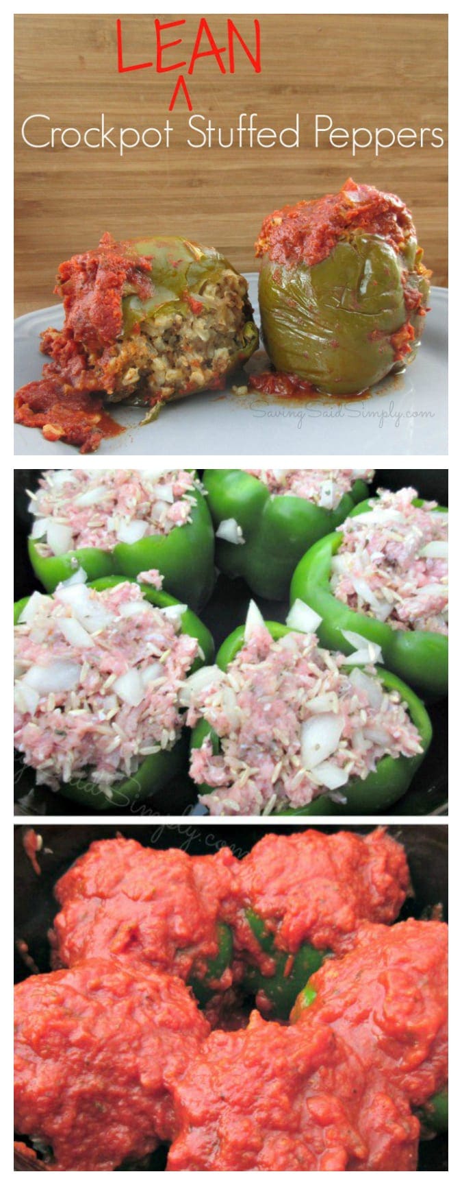 Crockpot stuffed peppers pinterest