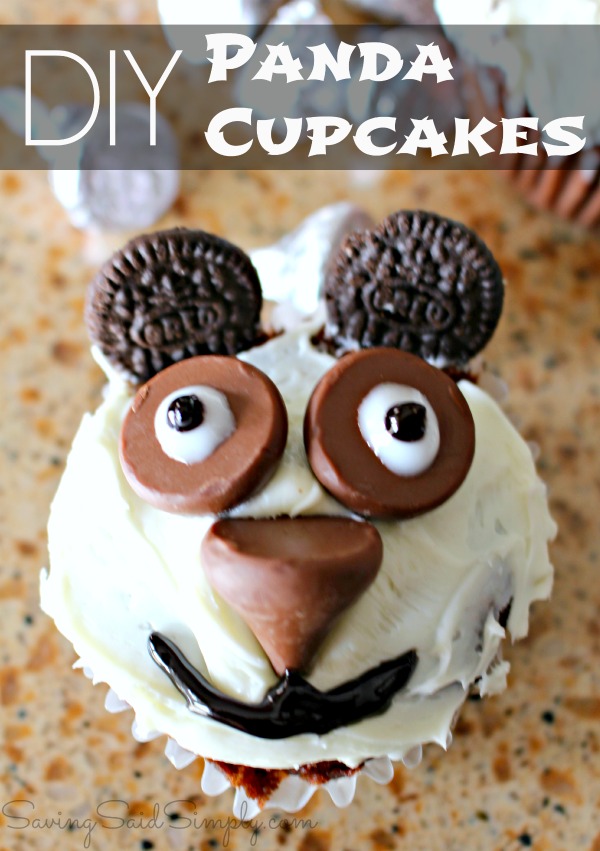 DIY panda cupcakes Disneyside DIY panda cupcakes