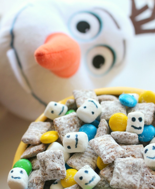 Disney frozen chex mix recipe