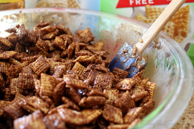 Disney frozen chex mix