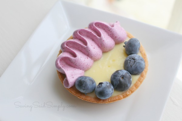 Epcot blueberry lemon tart