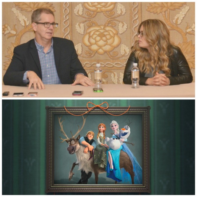 Chris Buck Jennifer Lee won't let it go frozen fever interview #CinderellaEvent Frozen fever interview