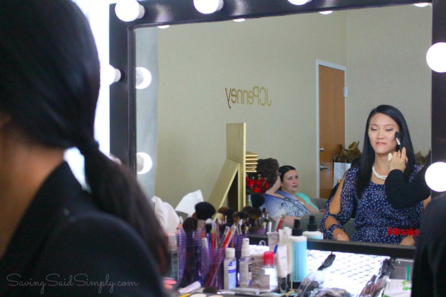 JCPenney glam ball makeup