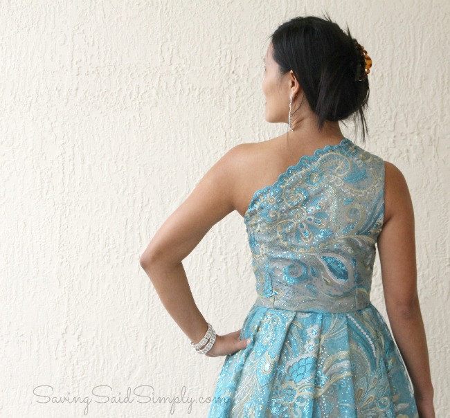 Custom red carpet dress