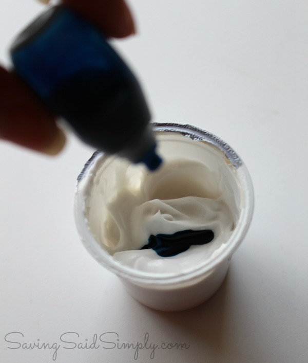 DIY finger paint