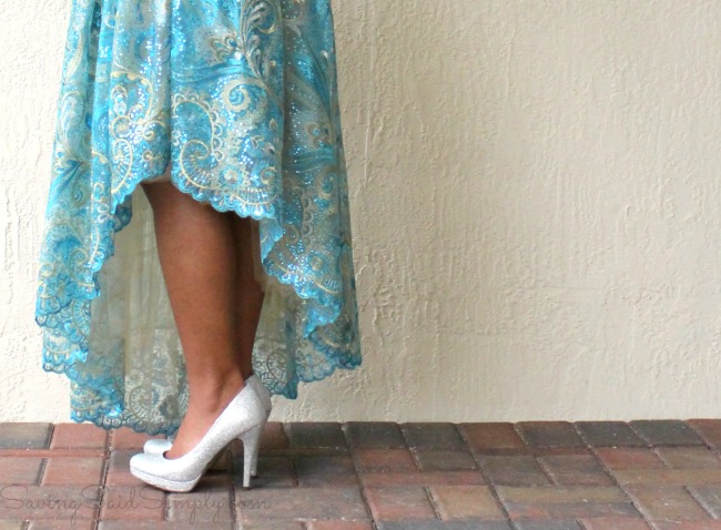 Designer evening gown