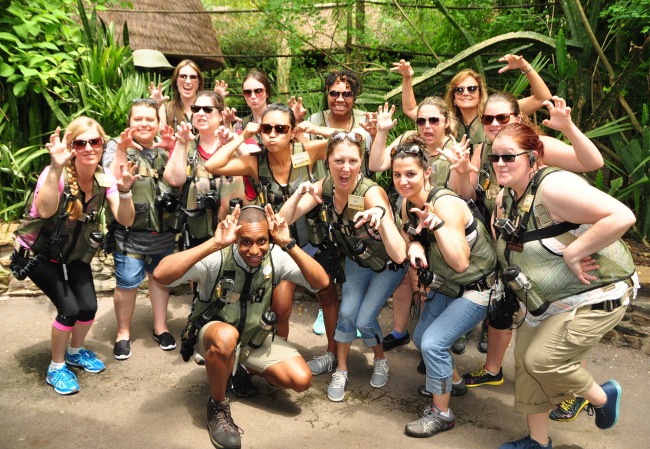 Disney wild Africa trek group