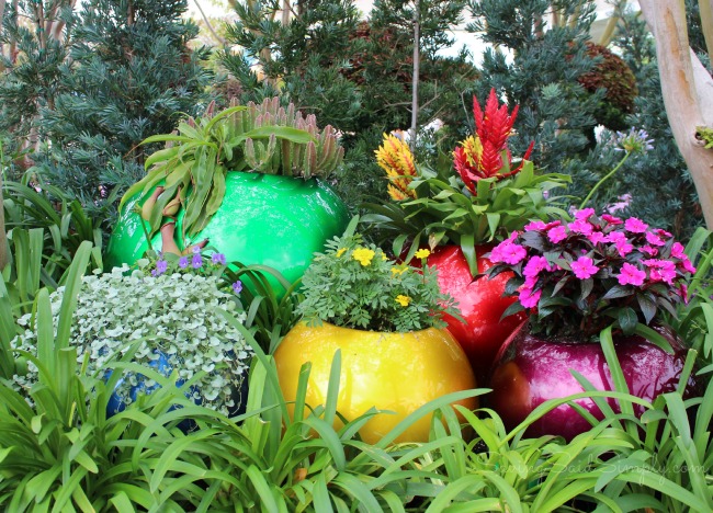 Epcot pixar inside out garden