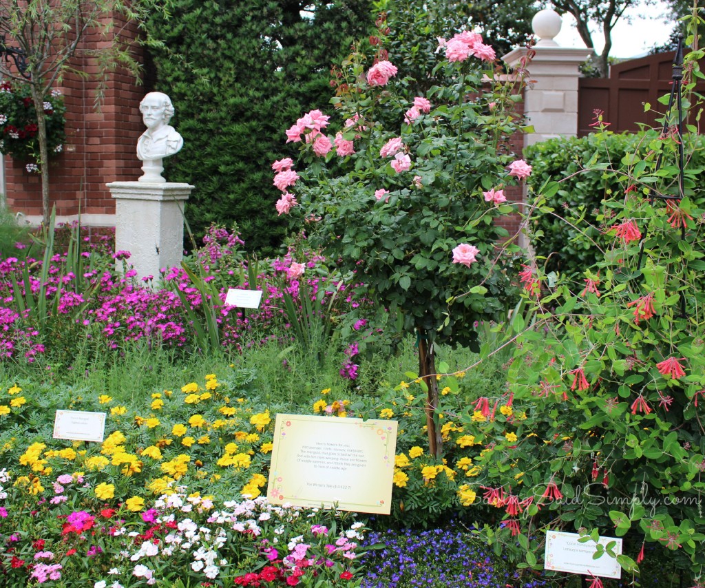 Shakespeare garden epcot