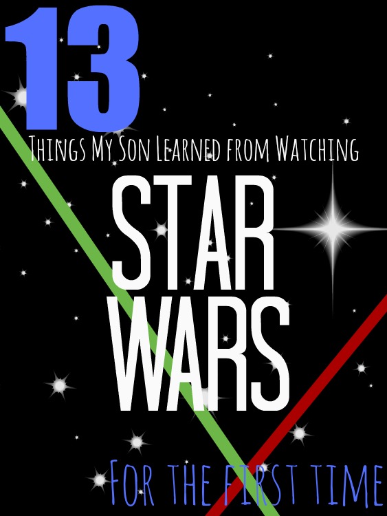 Things learned from watching Star Wars for the first time