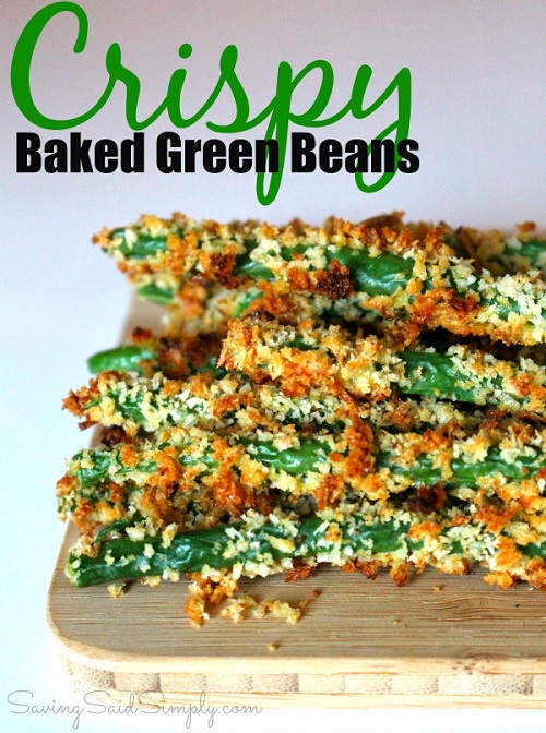 Baked green beans appetizer