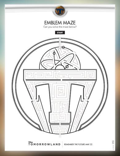 Disney Tomorrowland free kids coloring pages