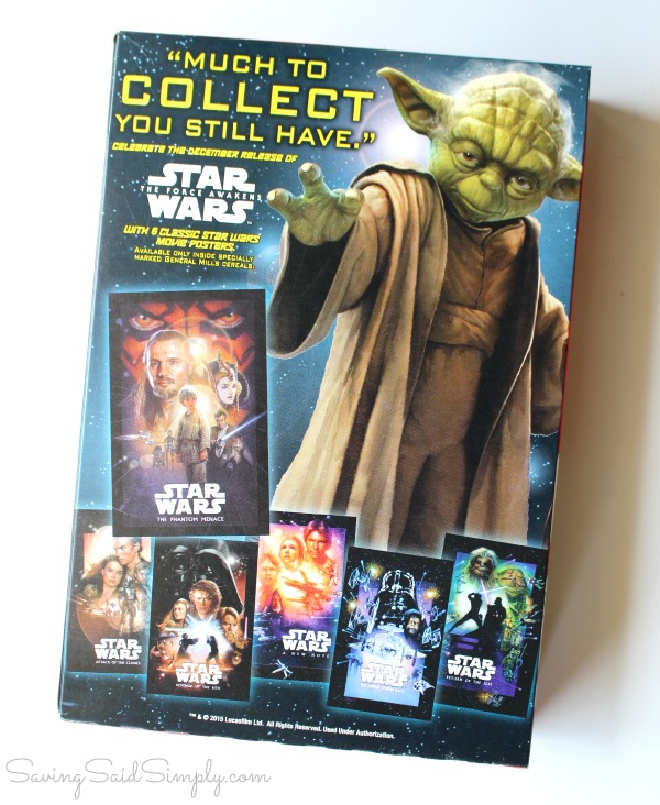 Free star wars poster cereal