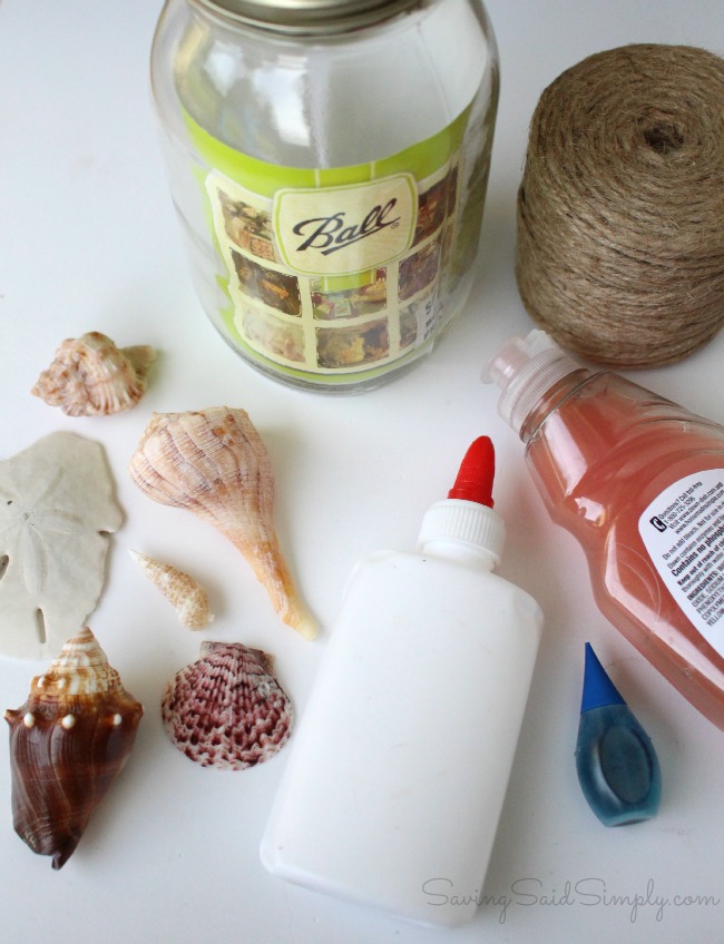 How to make sea glass candle jar DIY Sea Glass Candle Holder + Sunset Beach Date Idea | Create your own DIY painted sea glass candle holder & the perfect sunset beach date kit this summer #Craft #DIY #SummerDIY