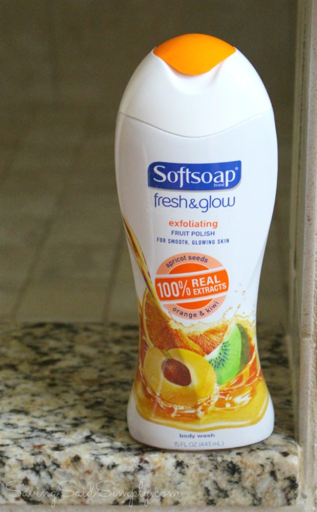 Softsoap fresh glow exfoliating body wash review